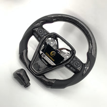 Load image into Gallery viewer, CCExcellent For Toyota 8th gen Camry SE/XSE/LE/XLE/TRD /Avalon 2018-2022 Carbon Fiber Steering Wheel With forged carbon fiber with purple stitching