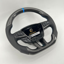 Load image into Gallery viewer, CCExcellent For Ford Focus MK3 RS/ST /EcoSport/Escape/Kuga/C-MAX 2015-2020 Carbon Fiber Steering Wheel With round top and flatbottom shape