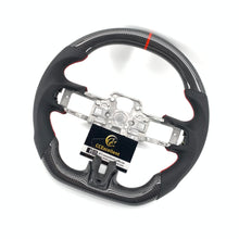 Load image into Gallery viewer, CCExcellent For Ford Mustang/SHELBY/GT350R/GENUINE 2018-2022 Carbon Fiber Steering Wheel with gloss black carbon fiber