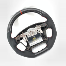 Load image into Gallery viewer, CCexcellent For Toyota 2007-2019 Land Cruiser/200Series/70Series/Tundra/Sequoia/HiAce Carbon Fiber Steering Wheel with red stripe line