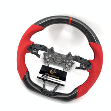 Load image into Gallery viewer, CCExcellent For Honda 10th gen Accord EXL/EX/LX/Honda Insight 2018-2022 Carbon Fiber Steering Wheel with red stripe line and black stitching