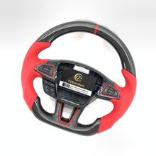Load image into Gallery viewer, CCExcellent For Ford Focus MK3 RS/ST /EcoSport/Escape/Kuga/C-MAX 2015-2020 Carbon Fiber Steering Wheel With black stitching