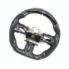Load image into Gallery viewer, CCExcellent For Ford Mustang/SHELBY/GT350R/GENUINE 2018-2022 Carbon Fiber Steering Wheel with white stripe line with heat function