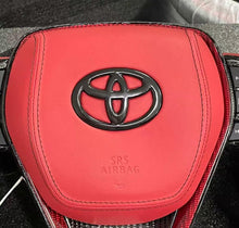 Load image into Gallery viewer, CCexcellent For 2021 Toyota Camry xse carbon fiber steering wheel with red airbag cover