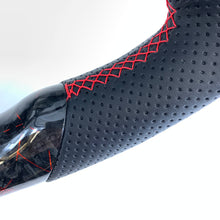 Load image into Gallery viewer, CCexcellent for Ford SHELBY GT350 2015 2016 2017 forged carbon fiber with red wires steering wheel