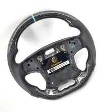 Load image into Gallery viewer, CCexcellent For S80 2007-2008 Volvo carbon fiber steering wheel with blue&yellow stitching