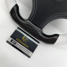 Load image into Gallery viewer, CCExcellent for Lexus IS250 /300 /350 2006-2013 carbon fiber steering wheel with white perforated leather