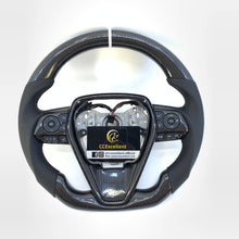 Load image into Gallery viewer, CCexcellent for Toyota 8th gen Camry se xse le xle 2018 2019 2020 2021 2022 carbon fiber steering wheel