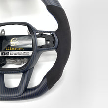 Load image into Gallery viewer, CCexcellent For 11th Gen/2022-2023 Honda Civic carbon fiber steering wheel with matte black carbon fiber top&bottom&trims