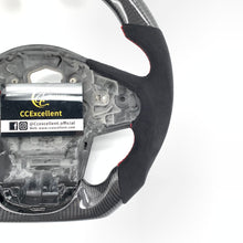 Load image into Gallery viewer, CCexcellent For Toyota Supra A90 carbon fiber steering wheel with red stripe