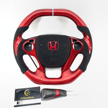 Load image into Gallery viewer, CCexcellent for Honda Pilot 2016 2017 2018 carbon fiber steering wheel with gear knob