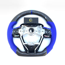 Load image into Gallery viewer, CCexcellent for Toyota Avalon 2018 2019 2020 2021 2022 carbon fiber steering wheel with blue perforated leather