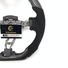 Load image into Gallery viewer, CCExcellent for Infiniti FX FX35 FX37 FX50 2009-2017 carbon fiber steering wheel with alcantara