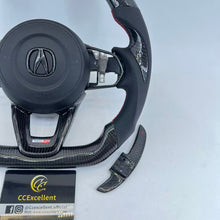 Load image into Gallery viewer, CCExcellent For Acura TLX 2021+ Carbon Fiber Alcantara Steering Wheel with Airbag cover and Shift paddles