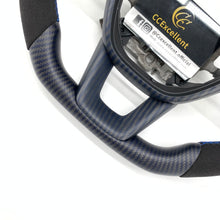 Load image into Gallery viewer, CCexcellent For 11th Gen/2022-2023 Honda Civic carbon fiber steering wheel with blue stripe