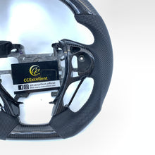 Load image into Gallery viewer, CCexcellent for Honda Accord Crosstour 2013 2014 2015 carbon fiber steering wheel with black perforated leather