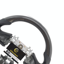 Load image into Gallery viewer, CCexcellent for Infiniti Q50 2014 2015 2016 2017carbon fiber steering wheel with white stitching