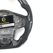 Load image into Gallery viewer, CCexcellent For Toyota Supra A90 carbon fiber steering wheel with smooth leather sides