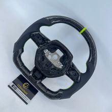 Load image into Gallery viewer, CCexcellent For 2015-2024 Lamborghini Huracan Custom Forged Carbon Fiber Steering Wheel With Green Stripe and Stitching