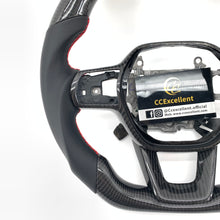 Load image into Gallery viewer, CCexcellent For 11th Gen/2022-2023 Honda Civic carbon fiber steering wheel with gloss black carbon fiber top&bottom&trims