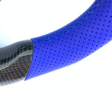 Load image into Gallery viewer, CCexcellent for Toyota Avalon 2018 2019 2020 2021 2022 carbon fiber steering wheel with blue perforated leather