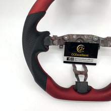 Load image into Gallery viewer, CCExcellent for Nissan note carbon fiber steering wheel with black perforated leather
