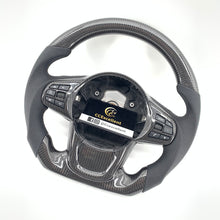 Load image into Gallery viewer, CCexcellent For Toyota Supra A90 carbon fiber steering wheel with gloss black forged carbon fiber with top&bottom&trim