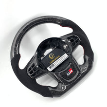 Load image into Gallery viewer, CCexcellent For Toyota Supra A90 carbon fiber steering wheel with gloss black forged carbon fiber with top&bottom&trim