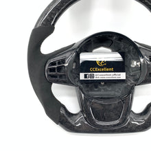 Load image into Gallery viewer, CCexcellent For Toyota Supra A90 carbon fiber steering wheel with black stitching