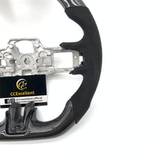 Load image into Gallery viewer, CCexcellent for Ford Mustang 2018 2019 2021 2022 carbon fiber steering wheel with alcantara