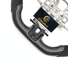 Load image into Gallery viewer, CCexcellent for Ford Mustang 2018 2019 2021 2022 carbon fiber steering wheel with alcantara