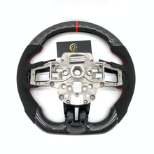 Load image into Gallery viewer, CCexcellent for Ford Mustang 2015 2016 2017 carbon fiber steering wheel with alcantara
