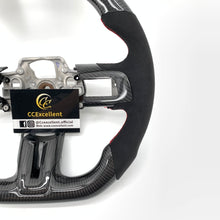 Load image into Gallery viewer, CCexcellent for Ford SHELBY GT350 2015 2016 2017 carbon fiber steering wheel with alcantara