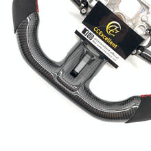 Load image into Gallery viewer, CCexcellent for Ford Mustang 2015 2016 2017 carbon fiber steering wheel with alcantara