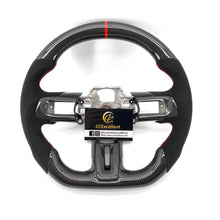 Load image into Gallery viewer, CCexcellent for Ford Mustang 2015 2016 2017 carbon fiber steering wheel with alcantara