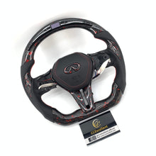 Load image into Gallery viewer, CCexcellent for Infiniti QX50 2018 2019 carbon fiber steering wheel with LED