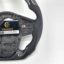 Load image into Gallery viewer, CCexcellent For Toyota Supra A90 carbon fiber steering wheel with white stitching