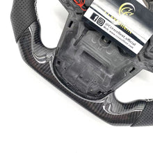 Load image into Gallery viewer, CCexcellent For Toyota Supra A90 carbon fiber steering wheel with white stitching