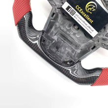 Load image into Gallery viewer, CCexcellent For Toyota Supra A90 carbon fiber steering wheel with perforated leather