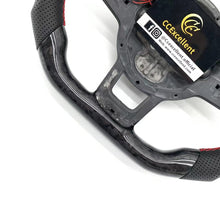 Load image into Gallery viewer, CCexcellent For 2015/2016/2017/2018/2019 Volkswagen MK7/MK7R/MK7GTI//GOLF MK7/GOLF7GIT carbonfiber steering wheel with perforated leather sides