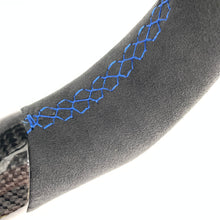 Load image into Gallery viewer, CCExcellent For 2015/2016/2017/218/2019 Volkswagen mk7/mk7R/MK7 GTI/GOLF MK7/GOLF 7 GTI carbon fiber steering wheel with blue stitching