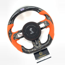 Load image into Gallery viewer, CCexcellent for Ford Mustang 2018 2019 2021 2022 carbon fiber steering wheel with LED