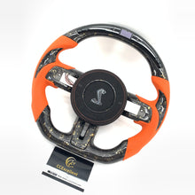 Load image into Gallery viewer, CCexcellent for Ford Mustang 2018 2019 2021 2022 carbon fiber steering wheel with LED
