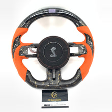 Load image into Gallery viewer, CCexcellent forFord SHELBY GT350R GENUINE 2018 2019 2020 2021 carbon fiber steering wheel with LED