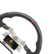 Load image into Gallery viewer, CCexcellent For Toyota 2007-2019 Land Cruiser/200Series/70Series/Tundra/Sequoia/HiAce Carbon Fiber Steering Wheel with black perforated leather