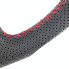 Load image into Gallery viewer, CCexcellent For Toyota 2007-2019 Land Cruiser/200Series/70Series/Tundra/Sequoia/HiAce Carbon Fiber Steering Wheel with red stitching and stripe line