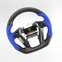 Load image into Gallery viewer, CCExcellent for Honda Accord CP1 CP2 CP3 carbon fiber steering wheel with blue perforated leather