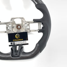 Load image into Gallery viewer, CCexcellent for Ford Mustang 2015 2016 2017 carbon fiber steering wheel with black perforated leather