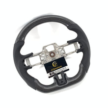 Load image into Gallery viewer, CCexcellent for Ford Mustang 2015 2016 2017carbon fiber steering wheel black perforated leather