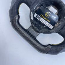 Load image into Gallery viewer, CCExcellent For Lamborghini Gallardo 2004-2014 Carbon Fiber Steering Wheel with red stitching